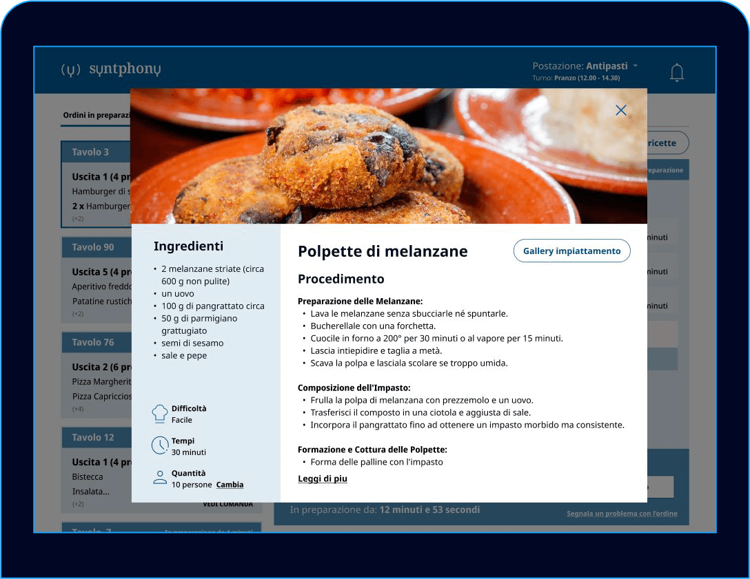 Syntphony Sales - Recipe Management